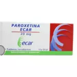 PAROXETINA 20MG CAJA X 10 TABLETAS