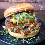 Hamburguesa al pastor
