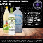 Smirnoff Apple + Schweppes + Hielo