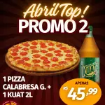 PROMO 2 - 1 Calabresa G. + Kuat 2L