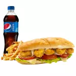 Combo Po'Boy de Camarones