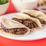 TACO CON TORTILLA DE HARINA