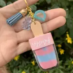 Cotton candy keychain