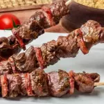 Espetinho de Carne c/Bacon