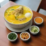 Caldo de Gallina con Presa