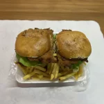 Milanesa común en 2 panes