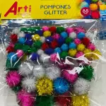 POMPONES GLITTER