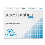 Atorvastatina 40 mg Caja 30 tabletas