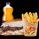 CHIMI CLASICO + PAPAS + REFRESCO