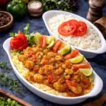 Filé de peixe ao molho de camarão