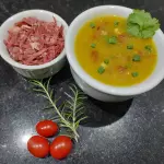 Mandioquinha com Carne Seca