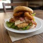 Bacon chiken burger