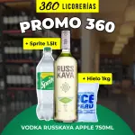 Promo Vodka Russkayya Manzana