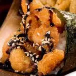 Temaki de camarão empanado