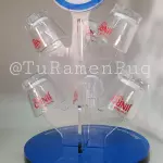 Vaso de Soju Letras Rojas