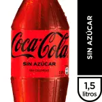 Coca cola zero de 1.5 Litros