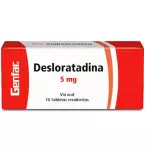 DESLORATADINA 5MG CAJA X10 TABLETAS