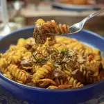 Fusilli alla Stroganoff