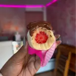 Coxinha de ninho com nutella