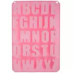 Molde silicone de letras grande