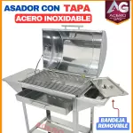 ASADOR CON TAPA 3 EN 1