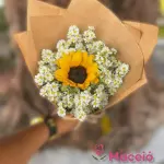 Mini buquê unidade de girassol