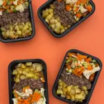 (P) Patinho com batata e legumes
