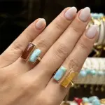 Anillo rectangular doble