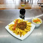 Mixto papas + salchicha + carne