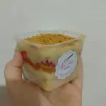 Bolo Morango e Paçoquinha