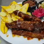 Costillitas de cerdo frita