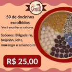 50 docinhos escolhidos.