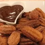 Mini Churros de Brigadeiro