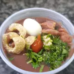 Caldo de feijão copo
