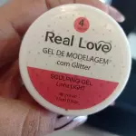 Gel Com Glitter Real Love 15ml