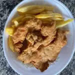 Frango Milasesa com Batata
