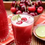 Limonada mineral de cherry.