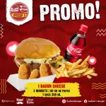 Bacon Cheese+3nuggets+80g de Papas