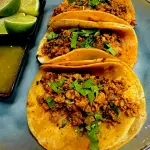 Tacos de chorizo