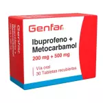 IBUPROFENO+METOCARBAMOL CAJA X 30 TA