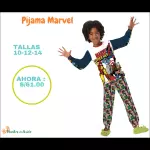 PIJAMA MARVEL ( solo talla 10)