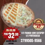 1/2 PORTUGUESA 1/2 FRANGO C CATUPIRY