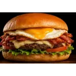 Hambúrguer X-Egg Bacon 56g