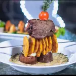 Filete de Res en salsa de Hongos