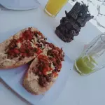 Molletes de Arrachera