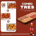 COMBO TRES - PIZZA + ADICIONAL + REF