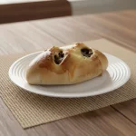 Carne com queijo ( Massa assada )