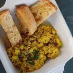 Tofu mexido (Vegano)