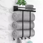 Organizador toallas metálico
