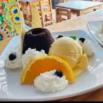 Volcán de chocolate